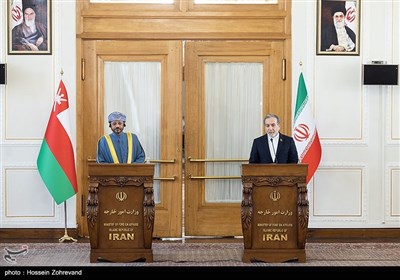 دیدار سید بدر البوسعیدی، وزیر امور خارجه عمان با سید عباس عراقچی، وزیر امور خارجه