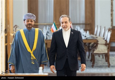 دیدار سید بدر البوسعیدی، وزیر امور خارجه عمان با سید عباس عراقچی، وزیر امور خارجه