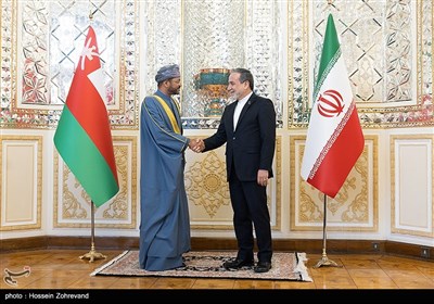 دیدار سید بدر البوسعیدی، وزیر امور خارجه عمان با سید عباس عراقچی، وزیر امور خارجه