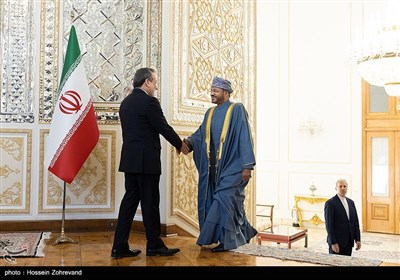 دیدار سید بدر البوسعیدی، وزیر امور خارجه عمان با سید عباس عراقچی، وزیر امور خارجه