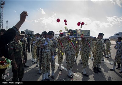 استقبال از پیکر مطهر شهید حمید رضایی -شیراز