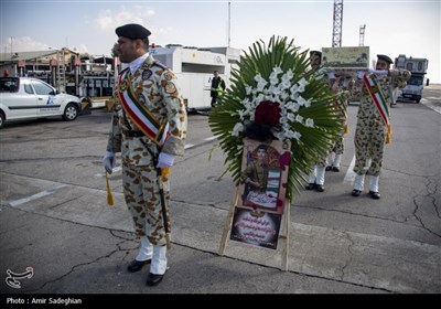 استقبال از پیکر مطهر شهید حمید رضایی -شیراز