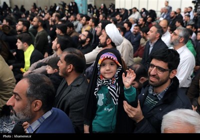 دیدار رهبرمعظم انقلاب با خانواده‌های شهدای مدافع حرم