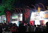 حال و هوای اربعینی گلزار شهدای کرمان در شب شهادت حاج قاسم