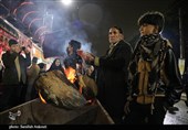 حال و هوای اربعینی گلزار شهدای کرمان در شب شهادت حاج قاسم