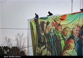 نصب بزرگ‌ترین بیلبورد کشور در کرمان