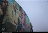 نصب بزرگ‌ترین بیلبورد کشور در کرمان