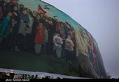 نصب بزرگ‌ترین بیلبورد کشور در کرمان