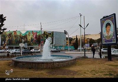 نصب بزرگ‌ترین بیلبورد کشور در کرمان