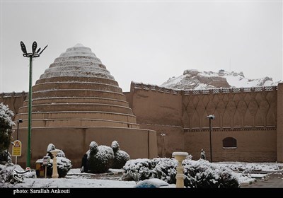 بارش اولین برف زمستانی در کرمان