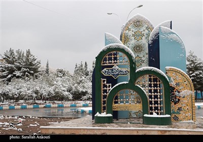 بارش اولین برف زمستانی در کرمان
