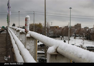 بارش اولین برف زمستانی در کرمان