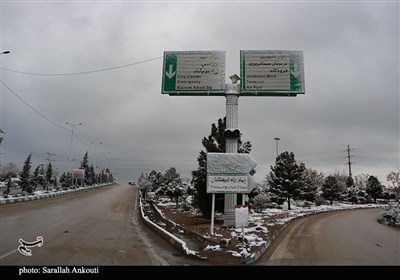 بارش اولین برف زمستانی در کرمان