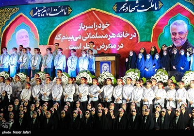 مراسم پنجمین سالگرد شهادت سردار شهید حاج قاسم سلیمانی در مصلی تهران