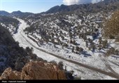 برف و بوران زنجان را فرا می‌گیرد