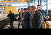 افتتاح واحد خط تولید کلاف فولاد توسط وزیر صمت