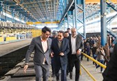 افتتاح واحد خط تولید کلاف فولاد توسط وزیر صمت