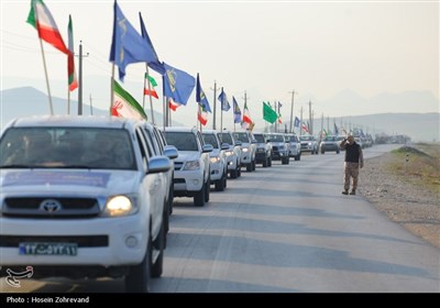 استقبال مردمی از رزمندگان نیروی زمینی سپاه در رزمایش پیامبر اعظم 19