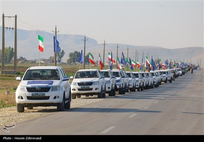 استقبال مردمی از رزمندگان نیروی زمینی سپاه در رزمایش پیامبر اعظم 19