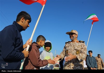 استقبال مردمی از رزمندگان نیروی زمینی سپاه در رزمایش پیامبر اعظم 19