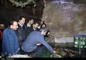 بازدید استاندار همدان از مجموعه تفریحی-توریستی گنج‌نامه