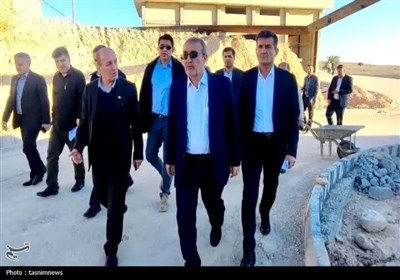 بازدید مسئولان از پروژه آبرسانی به بهمئی