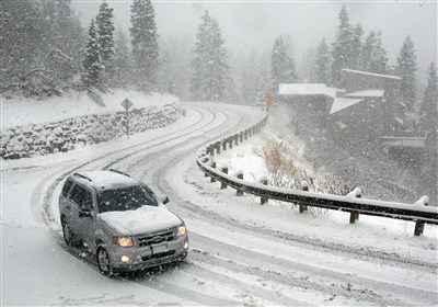 بارش برف و باران در جاده‌های 19 استان کشور