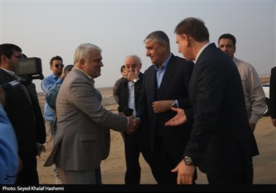 حضور رئیس سازمان انرژی اتمی ایران در بوشهر و بررسی روند طرح‌ها