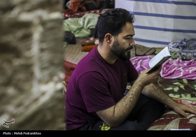 مراسم معنوی اعتکاف در دزفول
