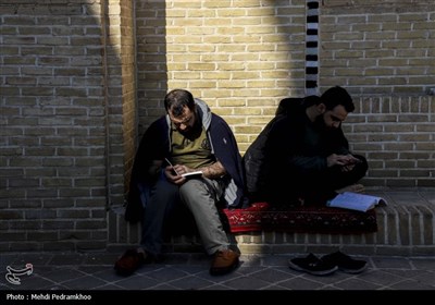 مراسم معنوی اعتکاف در دزفول