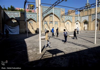 مراسم معنوی اعتکاف در دزفول