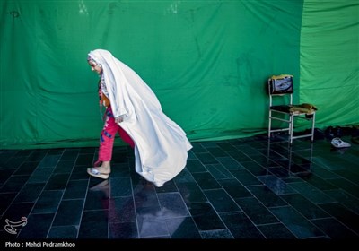 مراسم معنوی اعتکاف در دزفول