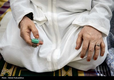مراسم معنوی اعتکاف در دزفول