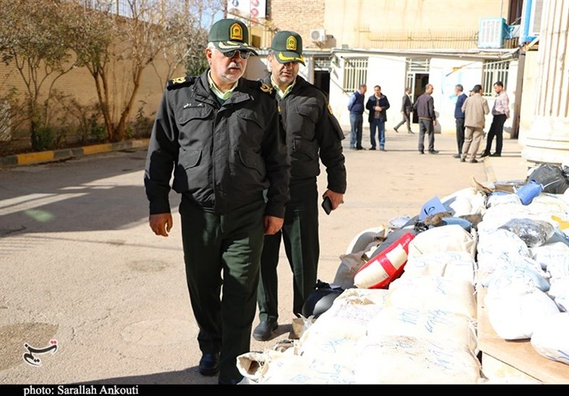 کشف محموله ۶۱۶ کیلوگرمی انواع مواد مخدر در کرمان