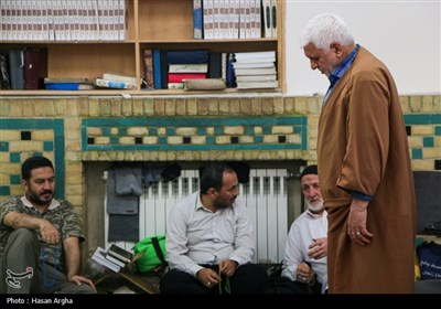 مراسم معنوی اعتکاف در زنجان