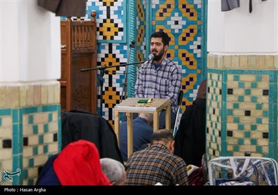 مراسم معنوی اعتکاف در زنجان