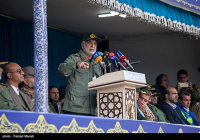 سخنرانی سردار بهمن ریحانی فرمانده سپاه حضرت نبی اکرم(ص) استان کرمانشاه