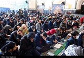 مراسم معنوی اعتکاف و دعای ام داوود در حرم مطهر رضوی