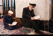 مراسم معنوی اعتکاف و دعای ام داوود در حرم مطهر رضوی