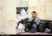 مراسم معنوی اعتکاف و دعای ام داوود در حرم مطهر رضوی
