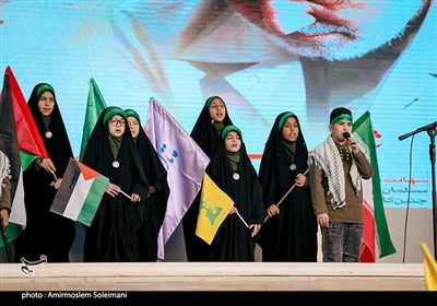 اجتماع مردم کرمان به مناسبت پیروزی فلسطین 