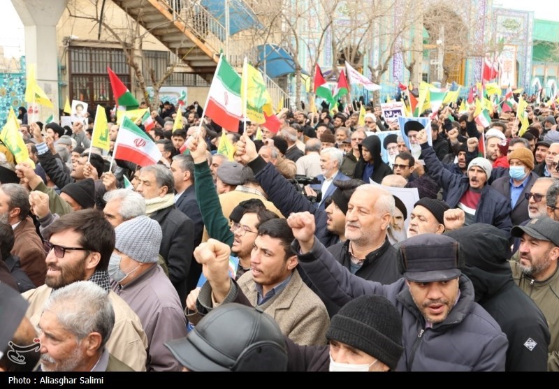 برگزاری راهپیمایی نصر در اردبیل