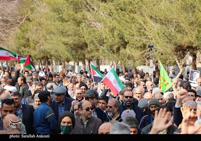 راهپیمایی جمعه نصر و جشن پیروزی جبهه مقاومت در قزوین