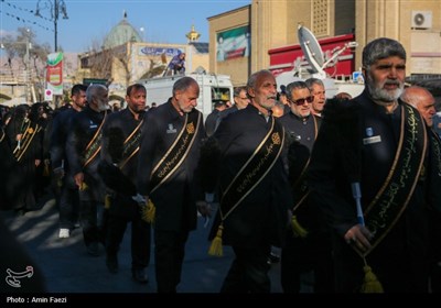 سوگواری مردم شیراز در رثای شهادت حضرت احمدبن موسی الکاظم (ع)