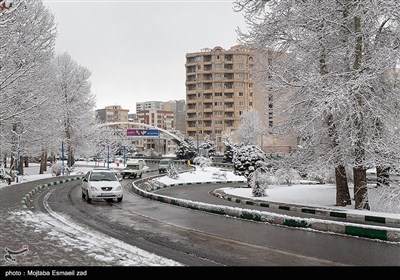 بارش برف در ارومیه