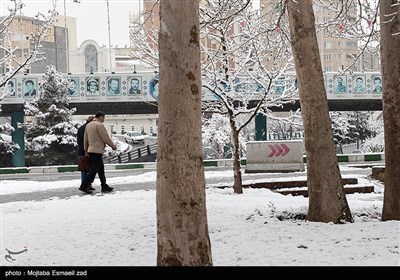 بارش برف در ارومیه