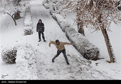 بارش برف در ارومیه