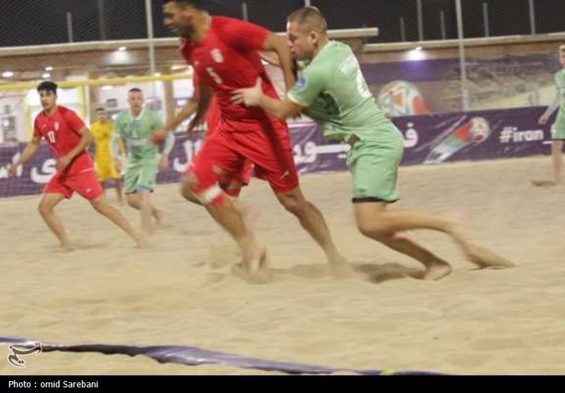 Iran Beach Soccer Loses to Belarus: Friendly