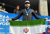 Мохаммадреза Сафдариян завоевал золотую медаль на Кубке мира по ледолазанию