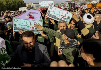 ورود پیکر 41 شهید تازه تفحص‌شده از مرز شلمچه